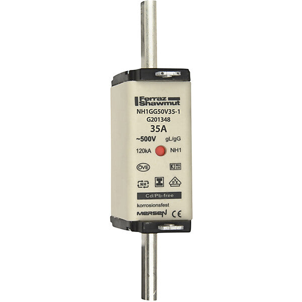 Mersen NH-Sicherungseinsatz SG Gr.1 gG 35A/500V KM NH1GG50V35-1